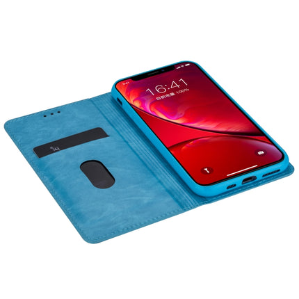 For iPhone 11 Pro Ultrathin Glitter Magnetic Horizontal Flip Leather Case with Holder & Card Slots(Sky Blue)-garmade.com