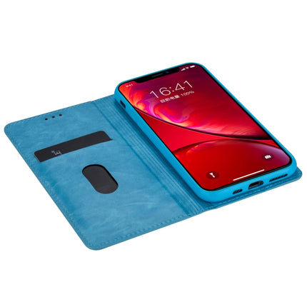 For iPhone 11 Pro Max Ultrathin Glitter Magnetic Horizontal Flip Leather Case with Holder & Card Slots(Sky Blue)-garmade.com