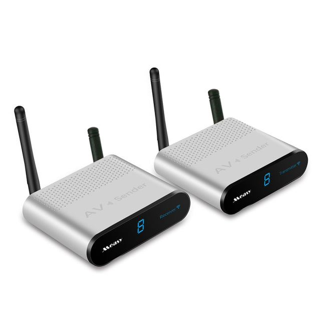 Measy AV230-2 2.4GHz Set-top Box Wireless Audio / Video Transmitter + 2 Receiver, Transmission Distance: 300m, US Plug-garmade.com