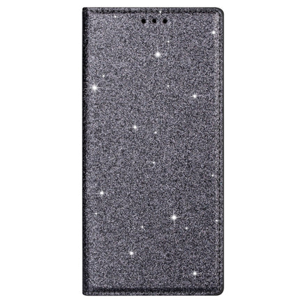 For Samsung Galaxy S20+ Ultrathin Glitter Magnetic Horizontal Flip Leather Case with Holder & Card Slots(Gray)-garmade.com