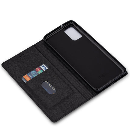For Samsung Galaxy S20 Ultra Ultrathin Glitter Magnetic Horizontal Flip Leather Case with Holder & Card Slots(Black)-garmade.com