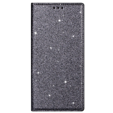 For Samsung Galaxy S20 Ultra Ultrathin Glitter Magnetic Horizontal Flip Leather Case with Holder & Card Slots(Gray)-garmade.com