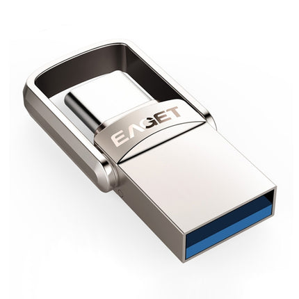 EAGET 128G USB 3.1 + Type-C / USB-C Interface Metal Twister Flash U Disk, with Micro USB OTG Adapter-garmade.com