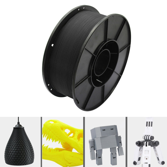 1.0KG 3D Printer Filament PLA-F Composite Material(Black)-garmade.com