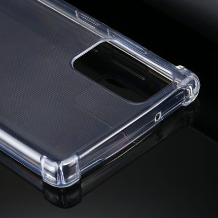 For Samsung Galaxy Note20 Four-Corner Anti-Drop Ultra-Thin TPU Case(Transparent)-garmade.com