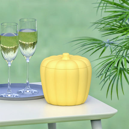 Silicone Pumpkin Double Ice Bucket with Lid-garmade.com