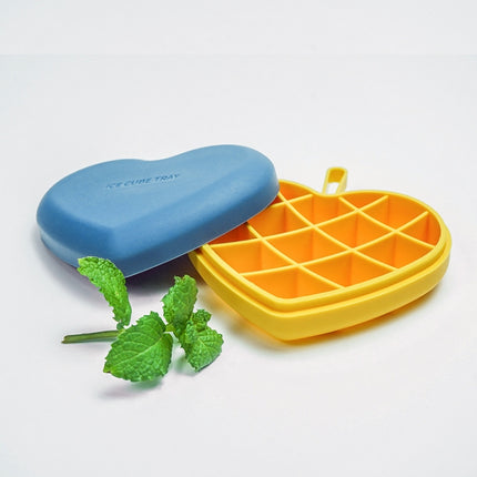 Silicone Heart Shaped Ice Tray with Lid-garmade.com