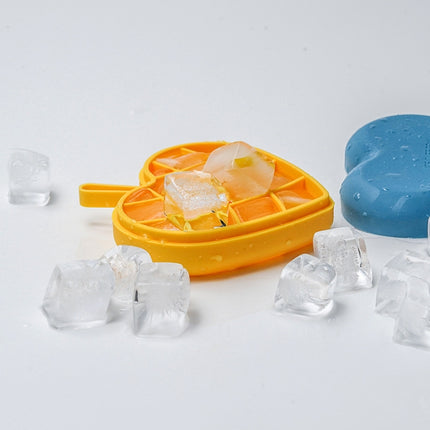 Silicone Heart Shaped Ice Tray with Lid-garmade.com