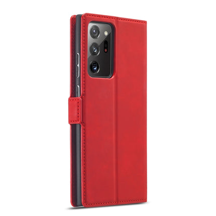 For Samsung Galaxy Note20 Forwenw Dream Series Oil Edge Strong Magnetism Horizontal Flip Leather Case with Holder & Card Slots & Wallet & Photo Frame(Red)-garmade.com