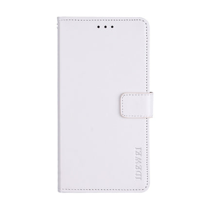 For Samsung Galaxy Note 20 Ultra idewei Crazy Horse Texture Horizontal Flip Leather Case with Holder & Card Slots & Wallet(White)-garmade.com