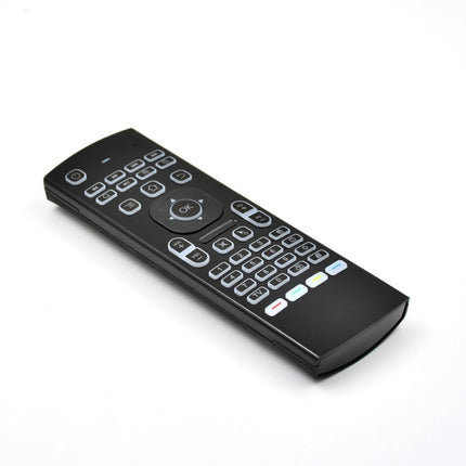 MX3 2.4GHz Fly Air Mouse LED Backlight Wireless Keyboard Remote Control with Gyroscope for Android TV Box / PC-garmade.com