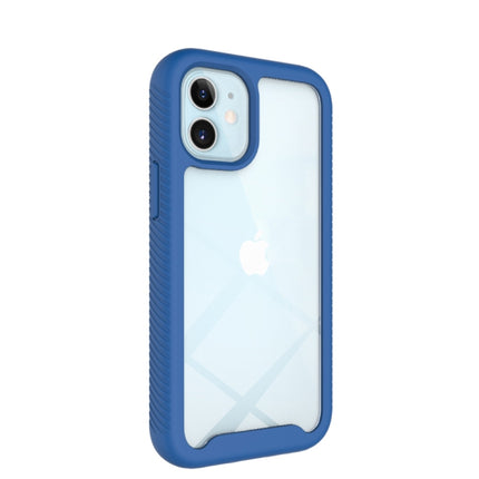 For iPhone 12 mini Starry Sky Solid Color Series Shockproof PC + TPU Protective Case(Royal Blue)-garmade.com