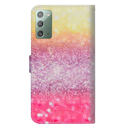 For Samsung Galaxy Note 20 3D Painting Pattern Horizontal Flip TPU + PU Leather Case with Holder & Card Slots & Wallet(Gradient Color)-garmade.com