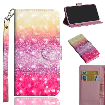 For Samsung Galaxy Note 20 Ultra 3D Painting Pattern Horizontal Flip TPU + PU Leather Case with Holder & Card Slots & Wallet(Gradient Color)-garmade.com