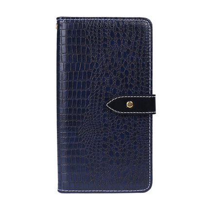 For Samsung Galaxy Note20 Ultra idewei Crocodile Texture Horizontal Flip Leather Case with Holder & Card Slots & Wallet(Dark Blue)-garmade.com