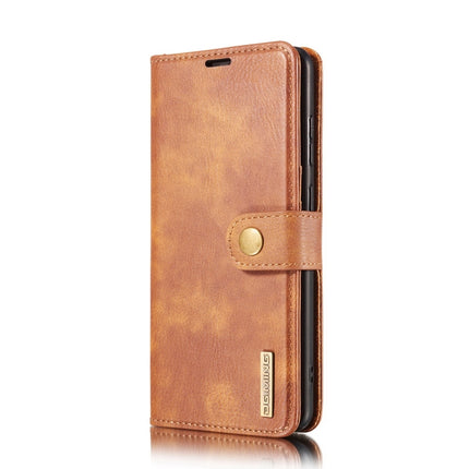 For Samsung Galaxy Note20 Ultra DG.MING Crazy Horse Texture Flip Detachable Magnetic Leather Case with Holder & Card Slots & Wallet(Brown)-garmade.com