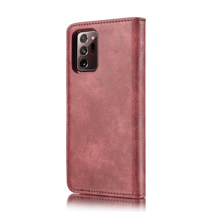 For Samsung Galaxy Note20 Ultra DG.MING Crazy Horse Texture Flip Detachable Magnetic Leather Case with Holder & Card Slots & Wallet(Red)-garmade.com