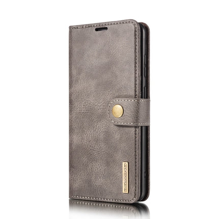 For Samsung Galaxy Note20 Ultra DG.MING Crazy Horse Texture Flip Detachable Magnetic Leather Case with Holder & Card Slots & Wallet(Gray)-garmade.com