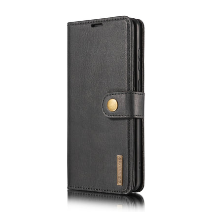 For Samsung Galaxy Note20 DG.MING Crazy Horse Texture Flip Detachable Magnetic Leather Case with Holder & Card Slots & Wallet(Black)-garmade.com