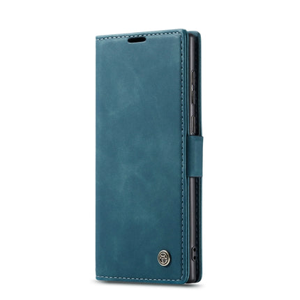 For Samsung Galaxy Note20 CaseMe Multifunctional Horizontal Flip Leather Case, with Card Slot & Holder & Wallet(Blue)-garmade.com