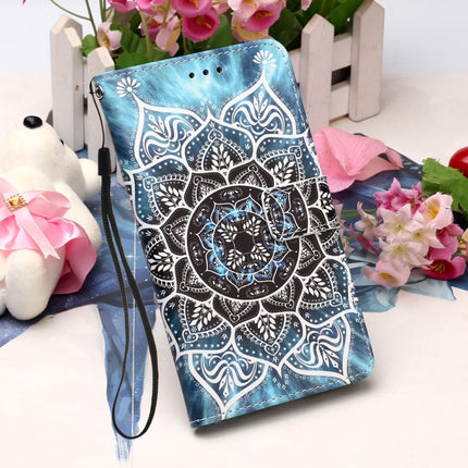 For Samsung Galaxy Note20 Ultra Colored Drawing Pattern Plain Weave Horizontal Flip Leather Case with Holder & Card Slot & Wallet & Lanyard(Undersea Mandala)-garmade.com