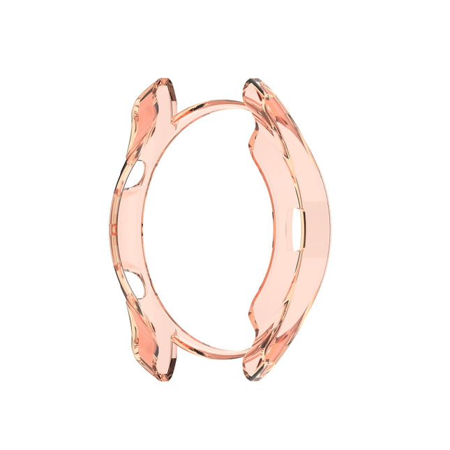 For Samsung Galaxy Watch 3 41mm Transparent TPU Watch Protective Case(Orange)-garmade.com