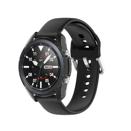 For Samsung Galaxy Watch 3 41mm Transparent TPU Watch Protective Case(Black)-garmade.com