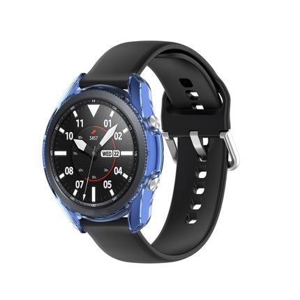 For Samsung Galaxy Watch 3 41mm Transparent TPU Watch Protective Case(Blue)-garmade.com