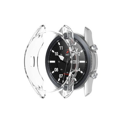 For Samsung Galaxy Watch 3 45mm Transparent TPU Watch Protective Case(White)-garmade.com