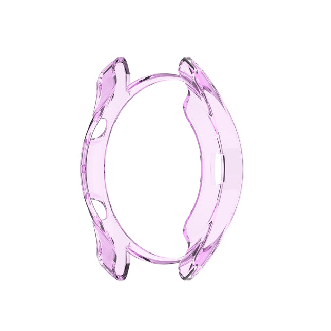 For Samsung Galaxy Watch 3 45mm Transparent TPU Watch Protective Case (Purple)-garmade.com