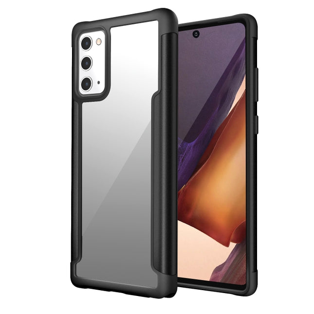 For Samsung Galaxy Note20 Iron Man Series Metal PC + TPU Protective Case(Black)-garmade.com