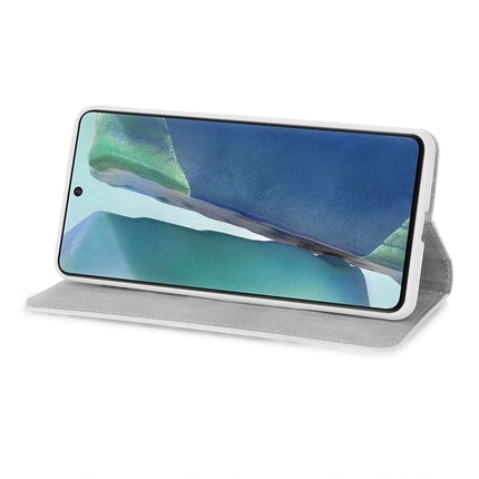 For Samsung Galaxy Note 20 Glitter Powder Horizontal Flip Leather Case with Card Slots & Holder & Lanyard(Black)-garmade.com