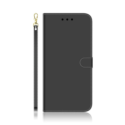 For Samsung Galaxy Note20 Ultra Imitated Mirror Surface Horizontal Flip Leather Case with Holder & Card Slots & Wallet & Lanyard(Black)-garmade.com