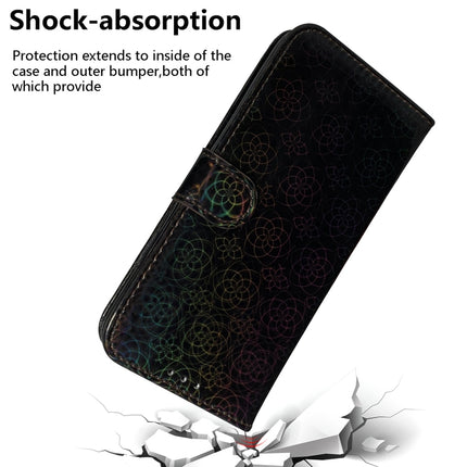 For Samsung Galaxy Note20 Ultra Solid Color Colorful Magnetic Buckle Horizontal Flip PU Leather Case with Holder & Card Slots & Wallet & Lanyard(Black)-garmade.com