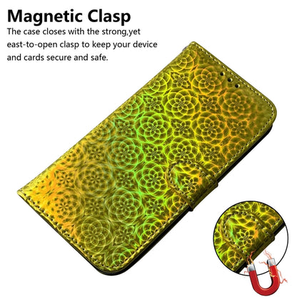 For Samsung Galaxy Note20 Ultra Solid Color Colorful Magnetic Buckle Horizontal Flip PU Leather Case with Holder & Card Slots & Wallet & Lanyard(Gold)-garmade.com