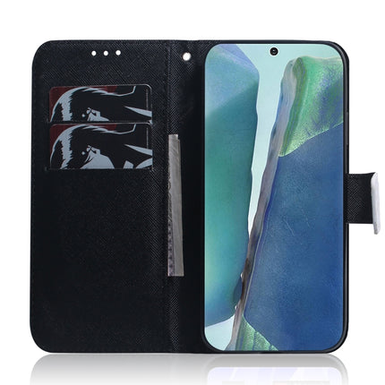 For Samsung Galaxy Note 20 Coloured Drawing Horizontal Flip Leather Case, with Holder & Card Slots & Wallet(Anger)-garmade.com
