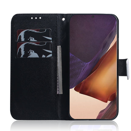 For Samsung Galaxy Note 20 Ultra Coloured Drawing Horizontal Flip Leather Case, with Holder & Card Slots & Wallet(Wolf and Dog)-garmade.com