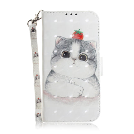 For Samsung Galaxy Note20 Ultra 3D Colored Drawing Horizontal Flip Leather Case with Holder & Card Slots & Wallet & Lanyard(Cute Cat)-garmade.com