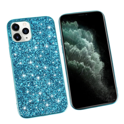 For iPhone 12 / 12 Pro Glitter Powder Shockproof TPU Protective Case(Red)-garmade.com
