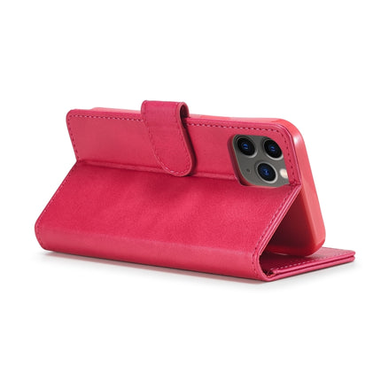 For iPhone 12 mini LC.IMEEKE Calf Texture Horizontal Flip Leather Case with Holder & Card Slots & Wallet(Red)-garmade.com