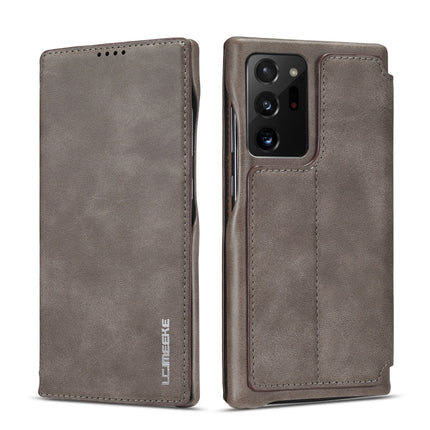 For Samsung Galaxy Note20 Ultra LC.IMEEKE Hon Ancient Series Horizontal Flip Leather Case with Holder & Card Slot(Coffee)-garmade.com