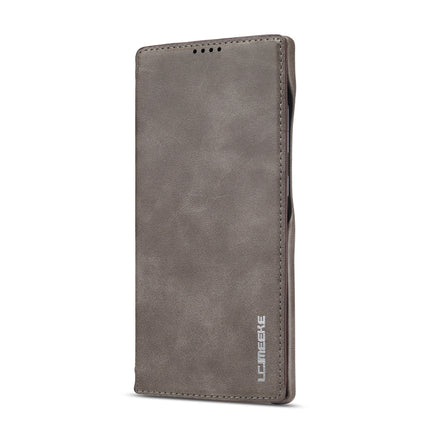 For Samsung Galaxy Note20 Ultra LC.IMEEKE Hon Ancient Series Horizontal Flip Leather Case with Holder & Card Slot(Coffee)-garmade.com