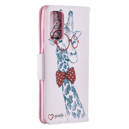 For Samsung Galaxy Note 20 Colored Drawing Pattern Horizontal Flip Leather Case with Holder & Card Slots & Wallet(Deer)-garmade.com