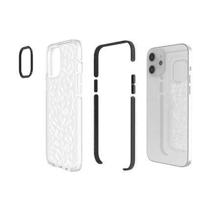 For iPhone 12 / 12 Pro Shockproof Diamond Texture TPU Protective Case(Black)-garmade.com