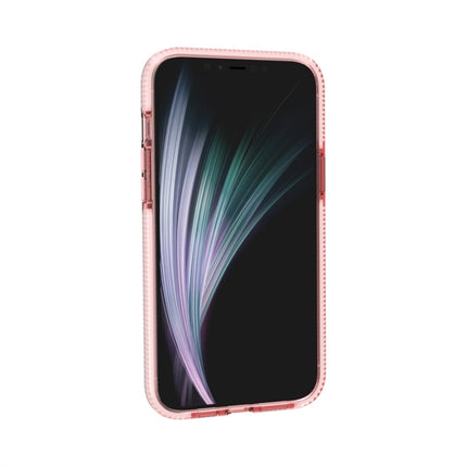 For iPhone 12 / 12 Pro Shockproof Diamond Texture TPU Protective Case(Pink)-garmade.com