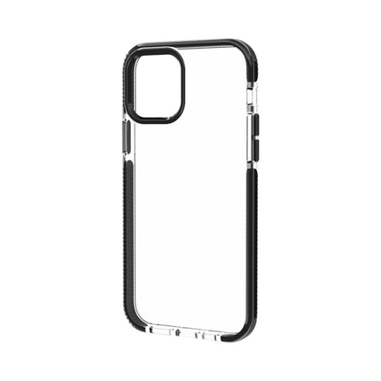 For iPhone 12 mini Shockproof High Transparency TPU Protective Case(Black)-garmade.com
