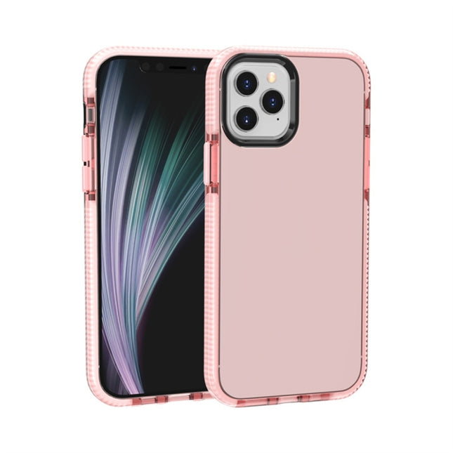 For iPhone 12 mini Shockproof High Transparency TPU Protective Case(Pink)-garmade.com