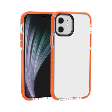 For iPhone 12 / 12 Pro Shockproof High Transparency TPU Protective Case(Orange)-garmade.com