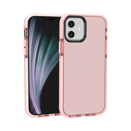 For iPhone 12 / 12 Pro Shockproof High Transparency TPU Protective Case(Pink)-garmade.com