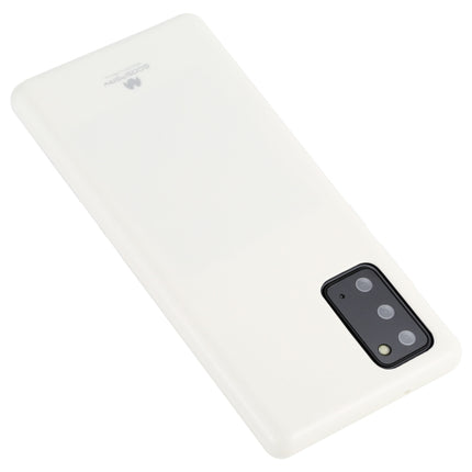 For Samsung Galaxy Note20 GOOSPERY JELLY Full Coverage Soft Case(White)-garmade.com